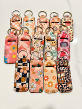 Load image into Gallery viewer, Keychain Lip Balm Holder/Chapstick Holder