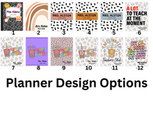 Load image into Gallery viewer, Personalized Teacher Planner 2024-2025