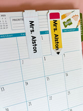 Load image into Gallery viewer, Custom Planner Bookmark Magnets (set of 2)