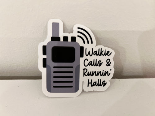 Walkie Calls Sticker