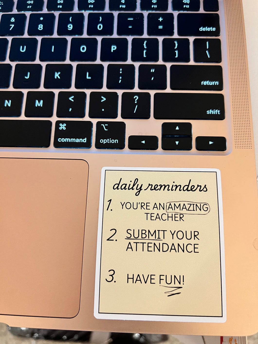 Daily Reminder Notepad Sticker