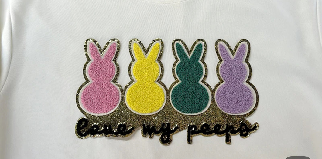 Easter Peeps Chenille Patch