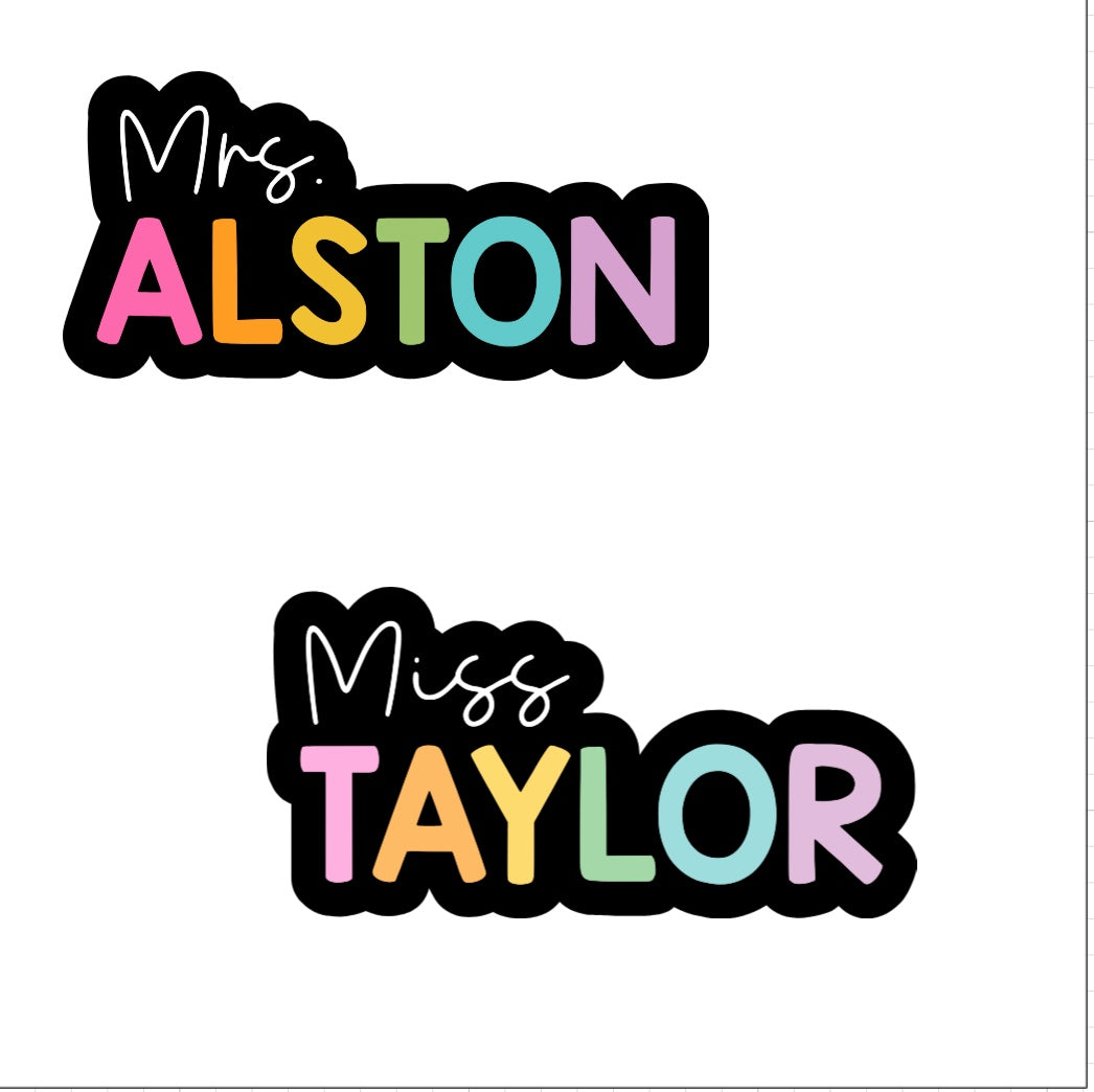 Custom Whiteboard Magnets (Bright or Pastel)