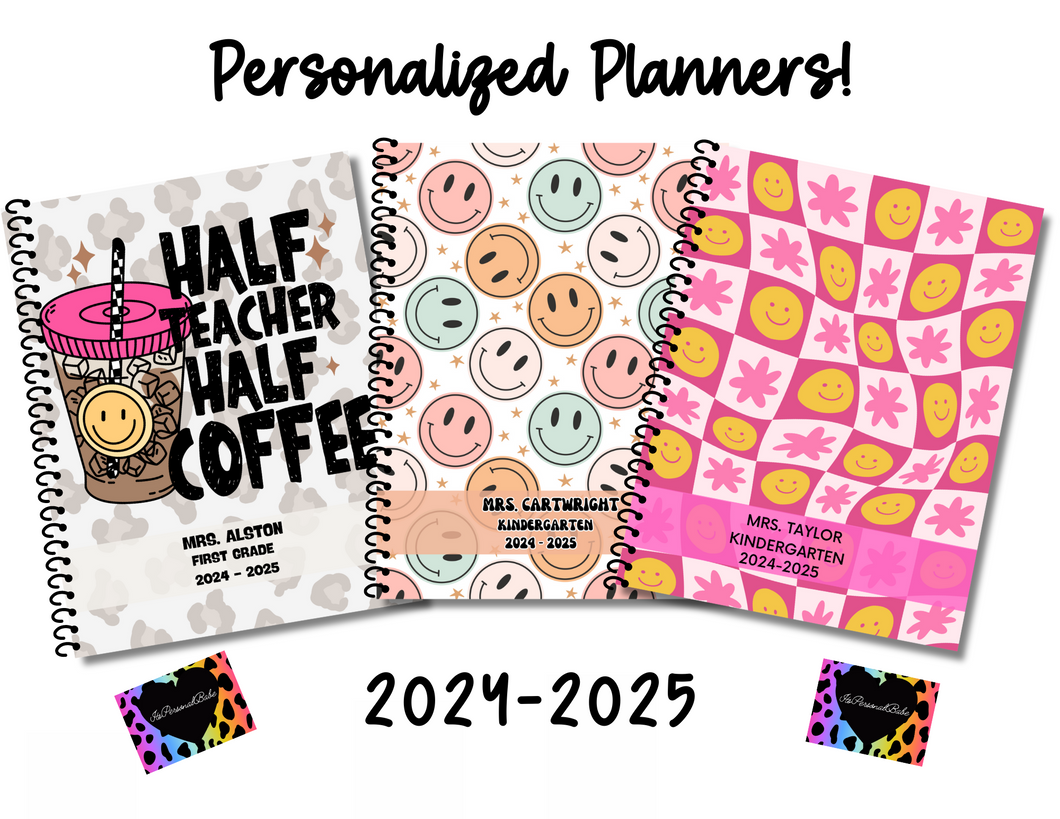 Personalized Teacher Planner 2024-2025