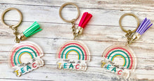 Load image into Gallery viewer, Rainbow Made to Teach Keychain